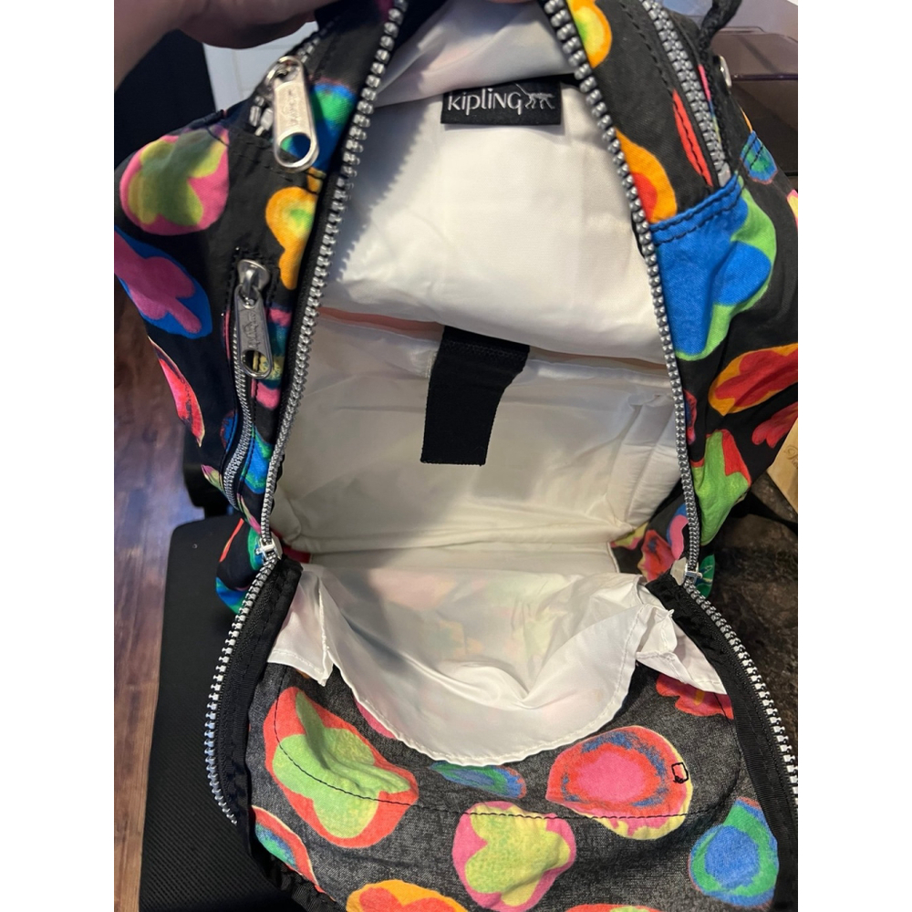 Rare Kipling Funky Flower Backpack - Picture 9 of 10